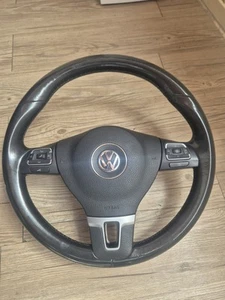 Leder Lenkrad Multifunktion VW Passat B7 GOLF 6 - Bild 1 von 5