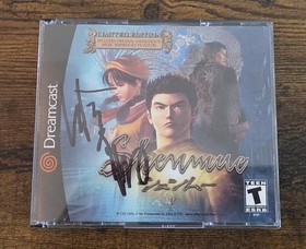 RARE COLLECTIBLE Shenmue Signed by Creator Yu Suzuki Limited Edition - Dreamcast