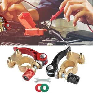 Pair of Battery Terminal Connectors Quick Release Disconnect Positive Negative $ - Picture 1 of 11