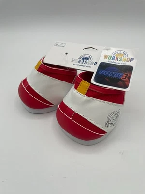 NUEVO Build a Bear Zapatos Sonic the Hedgehog 3 Bear Par de Zapatos Rojo 033316 2025 Etiquetas Foto 1 de 4