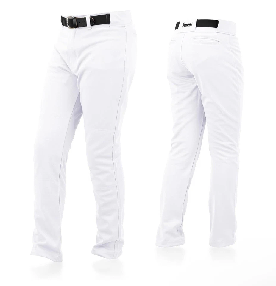 Franklin Youth Small Baseball Pants – White Relaxed Fit – New Without Tags - Image 1 of 4