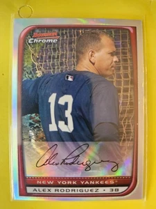 2008 Bowman Chrome Refractor #96 Alex Rodriguez - New York Yankees - Picture 1 of 2