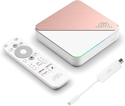 Homatics Box R 4K Plus Lettore multimediale Android TV + Sintonizzatore DVB-T2 4K HDR WiFi6 BT - Immagine 1 di 4