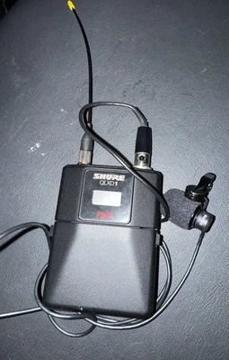 Shure QLXD1G50 Bodypack Transmitter - Black - Image 1 of 2