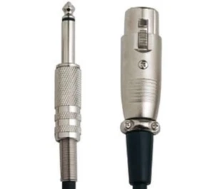 CAVO MICROFONICO SPINA MONO 6,3mm PRESA XLR 3 POLI 6 MT CANNON - Imagen 1 de 1