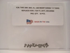 10 Pieces - THFC-040-724-T7 Spade Drill Lock Screw - Picture 1 of 1