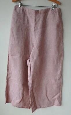 FLAX  Designs  Sociable  Flood   S    &  L    NWT  Blush Yarn Dye - Image 1 of 4