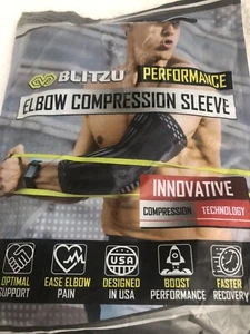 BLITZU Performance Elbow Compression Sleeves (1 Piece) Unisex NEW Medium - Picture 1 of 2