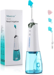 MAOEVER Sinus Cleaner Machine, Cordless Nasal Rinse Machine for Sinus Relief ... - Picture 1 of 12