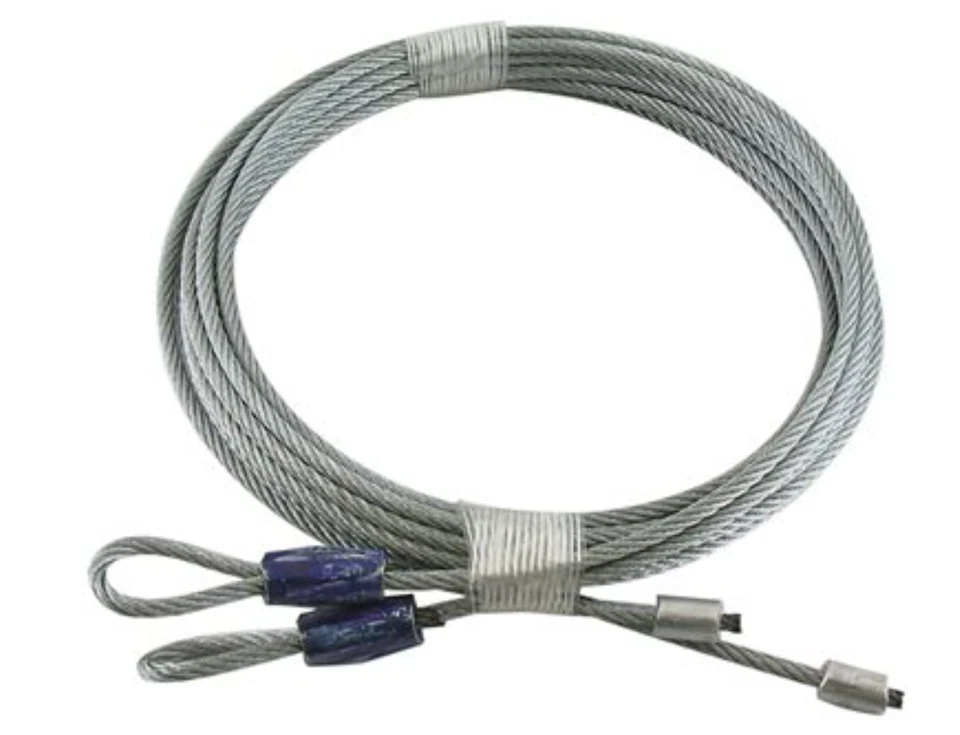 Garage Door Cables For Torsion Spring 8' Long Door(114")Clopay,Wayne Dalton,CHI