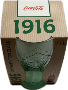 Coca Cola Glass Mc Donalds 1916 Edición Limitada Francia, G249 - Imagen 1 de 3
