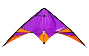 Wolkenstürmer Lenkdrachen Skydart (lila) - flugfertig inkl. Schnüre & Zubehör - Bild 1 von 5