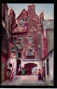 c.1907 Tuck Bakehouse Close alte Edinburgh Schottland Postkarte - Bild 1 von 1