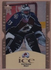 1997-98 Upper Deck Ice Lethal Lines Gold #L10B Patrick Roy - Colorado Avalanche