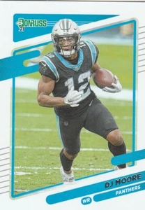 2021 Donruss Football DJ Moore #220 Panthers - Picture 1 of 2