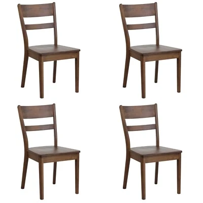 Set 4 Sedie ADIGE Completamente In Legno - Immagine 1 di 4