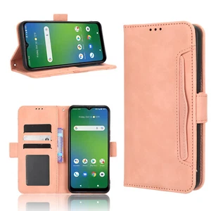 For Sharp Rouvo V Retro Leather Wallet Card Holder Flip Case + Screen Protector - Picture 1 of 26