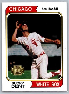 2001 TOPPS ARCHIVES BASEBALL 294 BUCKY DENT  WHITE SOX - Picture 1 of 2
