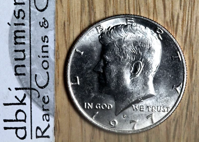 1977 D Kennedy Half Dollar 50¢ - Choice to Gem Uncirculated - Image 1 of 3