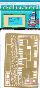 EDU23021 1:24 Eduard Color PE - Typhoon Mk.Ib Wing Armament Detail Set (AFX kit) - Picture 1 of 1