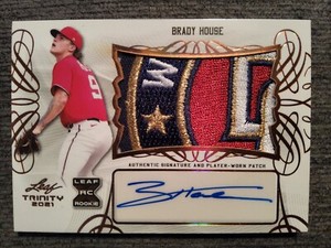 2021 Leaf Trinity XRC BRADY HOUSE RC AUTO RELIC! NATIONALS PROSPECT! 