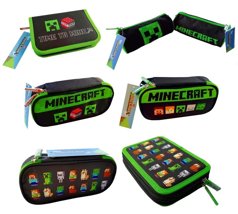 Minecraft pencil cases : official licensed merchandise product game theme - Image 1 of 1