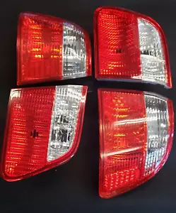 Clear/red Tail Lights 99-00 Honda civic sedan. - Picture 1 of 5