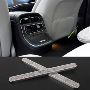 Stainless Seat Under Air Outlet Anti Dust Trim Mesh Cover For Benz E-Class 2024+ - Picture 1 of 8