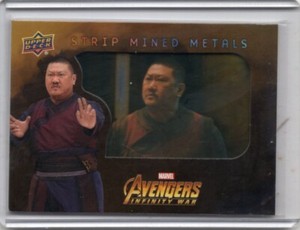2018 Upper Deck Marvel Avengers Infinity War Strip Mined Metal Wong SMM7