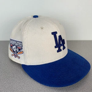 New Era Undefeated Los Angeles Dodgers Corduroy Hat 7 3/8 Fitted Cap 59Fifty - Picture 1 of 11