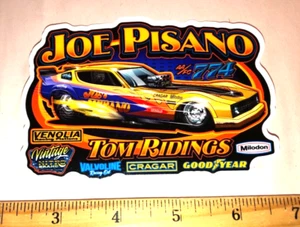 Tom Ridings JOE PISANO 1978 Plymouth Arrow NHRA Racing Funny Car Sticker Decal - Picture 1 of 1