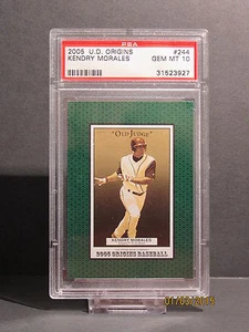 Origins Old Judge #244 2005 Kendry Morales YS RC PSA 10 gemas como nuevo - Imagen 1 de 1