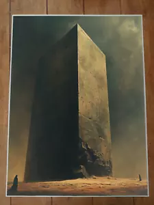 Horror Monolith Poster Zdzislaw Beksinski Style 18x24in - Picture 1 of 1