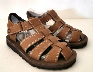 NEW IN BOX! UGG TODDLER JOSIAH CHESTNUT SANDALS US 6, 8, 9, 10, 11, 12 1017814T - Picture 1 of 8