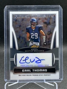 Earl Thomas 2010 Topps Finest Moments RC Auto Rookie Autogrammkarte #FMA-ET - Bild 1 von 2