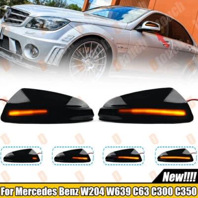Per Mercedes C Class W204 S204 W164 Dinamico LED indicatori laterali indicatore - Immagine 1 di 4