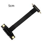Pcie X1 Riser Cable Dual 90° Right Angle Pcie 3.0 X1 To X1 Extension Cable