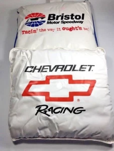 Chevrolet Racing & Bristol Motor Speedway Seat Cushions White Chevy Vintage - Picture 1 of 12