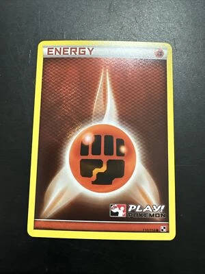 Fighting Energy 111/114 Crosshatch Holo Promo - B&W 2011 Play! Pokemon - Image 1 of 2