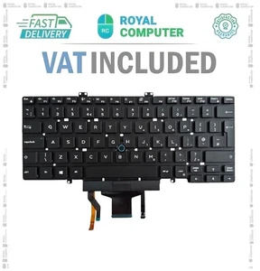 Teclado de diseño original Dell Latitude 5400 5401 7400 Reino Unido con tecla "£" JJVWV - Imagen 1 de 2