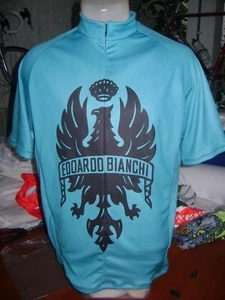 ITALIA FAHRRADTRIKOT CELESTE BIANCHI FAHRRÄDER ITALIENISCHES SHIRT GRÖSSE L COOL ITALIEN TRIKOT - Bild 1 von 4