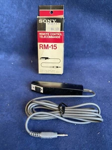 Vintage NOS Sony RM-15 Shutter Release Remote Control NOS Brand New SONY Remote - Picture 1 of 10