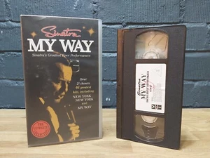 FRANK SINATRA My Way 3 Live Concerts VHS Video Tape Retro Vintage Film Movie - Foto 1 di 5