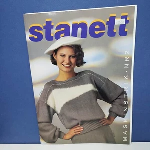 STANETT MASKINSTRIK NR 2 Machine Knitting Patterns Women - Picture 1 of 12
