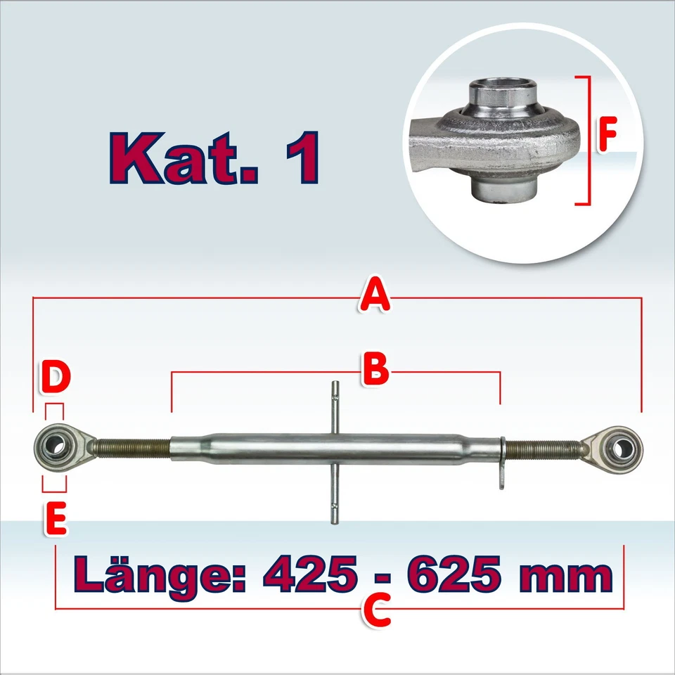 Oberlenker Kat. I 27x2 5 320 Mm 52138