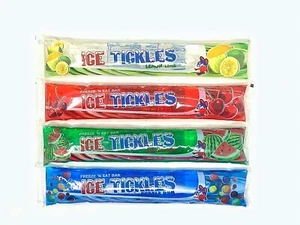 Ice Tickles Giant Freezer Ice Pop Bars, Original Flavors - Pack of 36 - 7oz pops - Picture 1 of 3