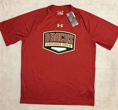 NUEVO CON ETIQUETAS Under Armour AZ Arizona Diamondbacks Grounds Crew Empleado Camisa Hombres Grande Foto 1 de 4
