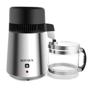 4L Water Distiller Purifier Machine Countertop Stainless Steel Interior 750W - Picture 1 of 11