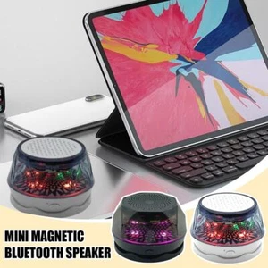 1x Mini Magnetic Bluetooth Speaker Mini Speakers I6U8 - Imagen 1 de 14
