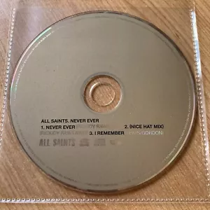 All Saints: Never Ever - Cd Single (1997) London Records - DISC ONLY ⭐️GOOD⭐️ - Picture 1 of 1
